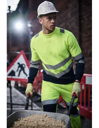 REG-TRF656-PRO HI-VIS SWEAT TOP